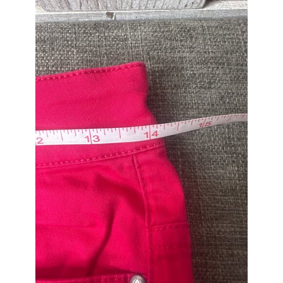 Jockey Women Hot Pink Pants Size 0 Cotton Stretch Slim Fit Summer Beach Cruise - Picture 6 of 7